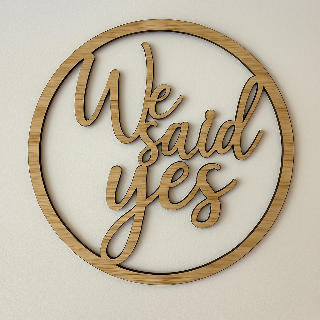 Bamboo event hoop 