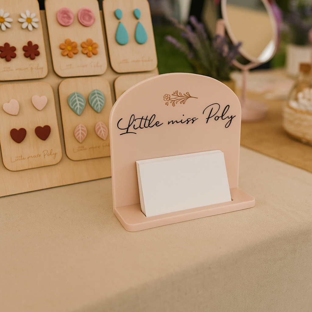 Custom mini card holder 