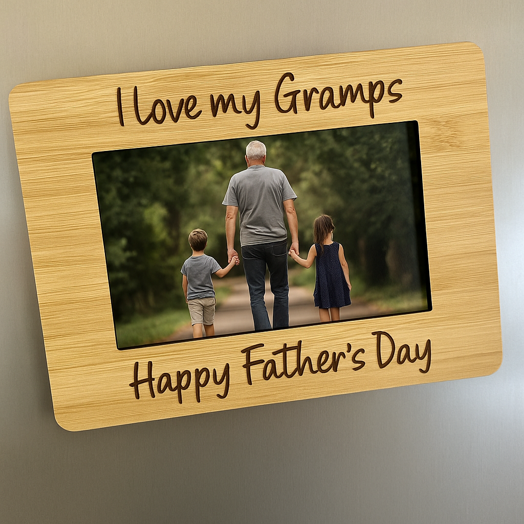 Father’s Day photo magnet 