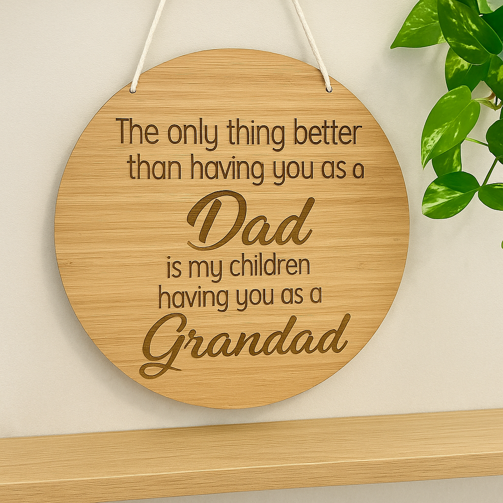 Father’s Day plaque 