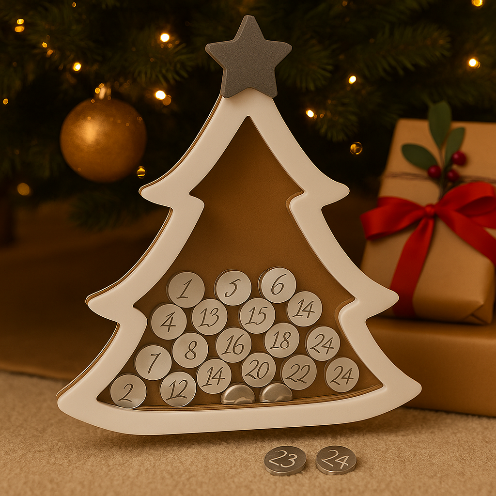 Christmas countdown drop box 