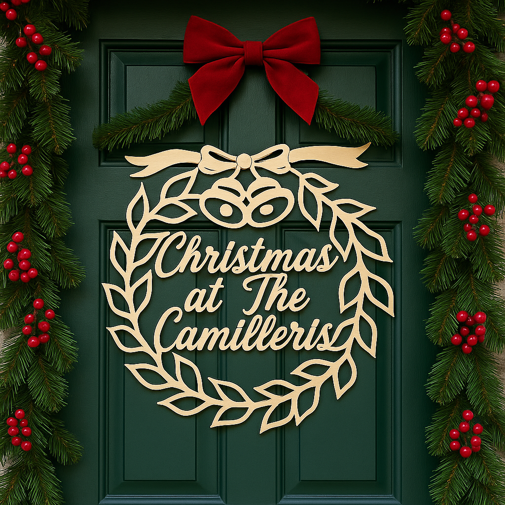 Timber Christmas wreath 