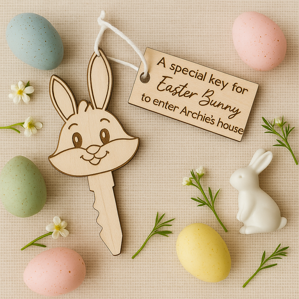 Personalised Easter key 