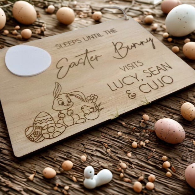 Easter countdown board 