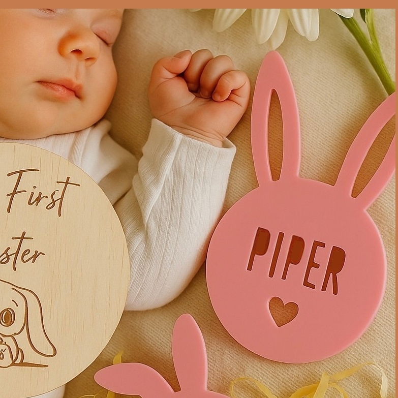 Cute personalised Easter tag 