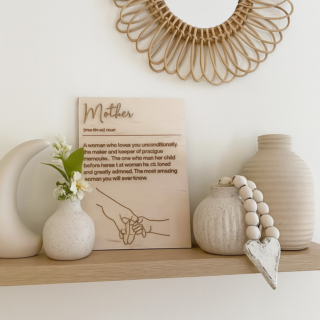 Mother definition plaque 