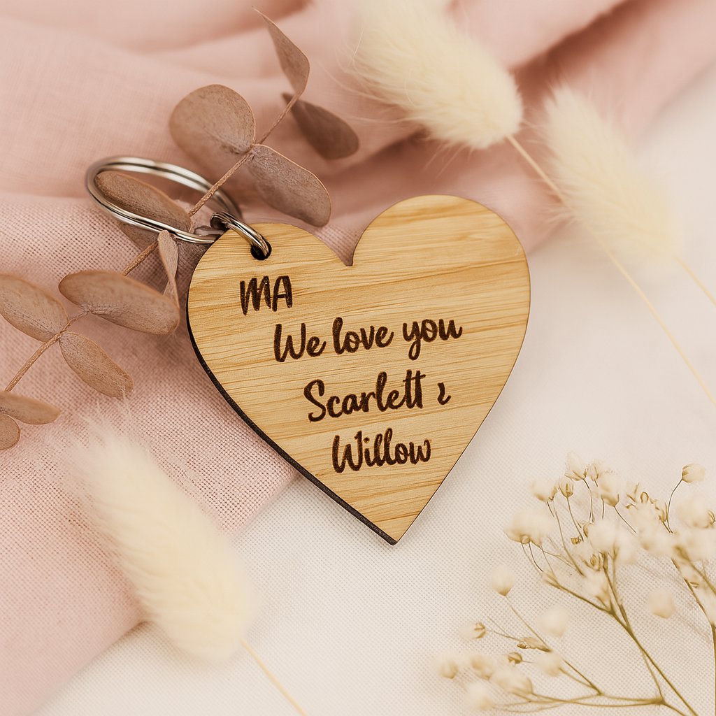Personalised Mother’s Day keychain 
