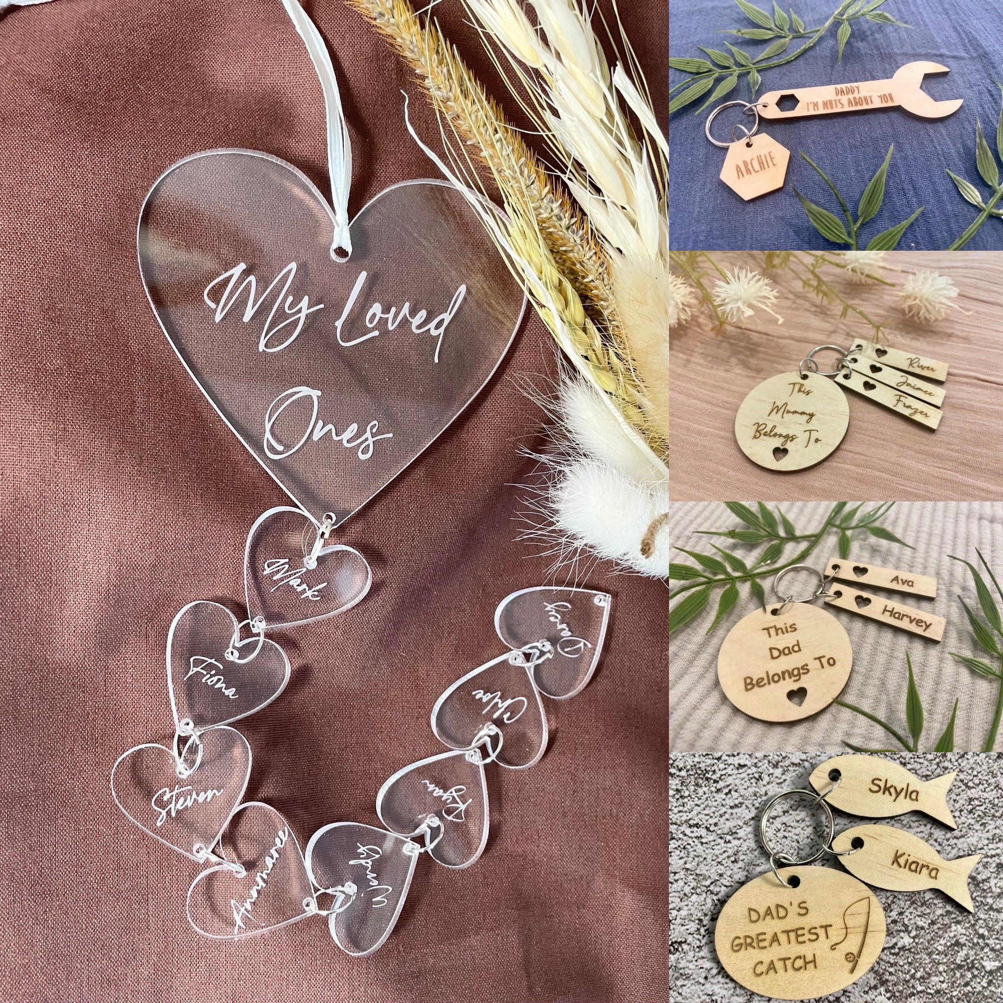 Spare keyring tags