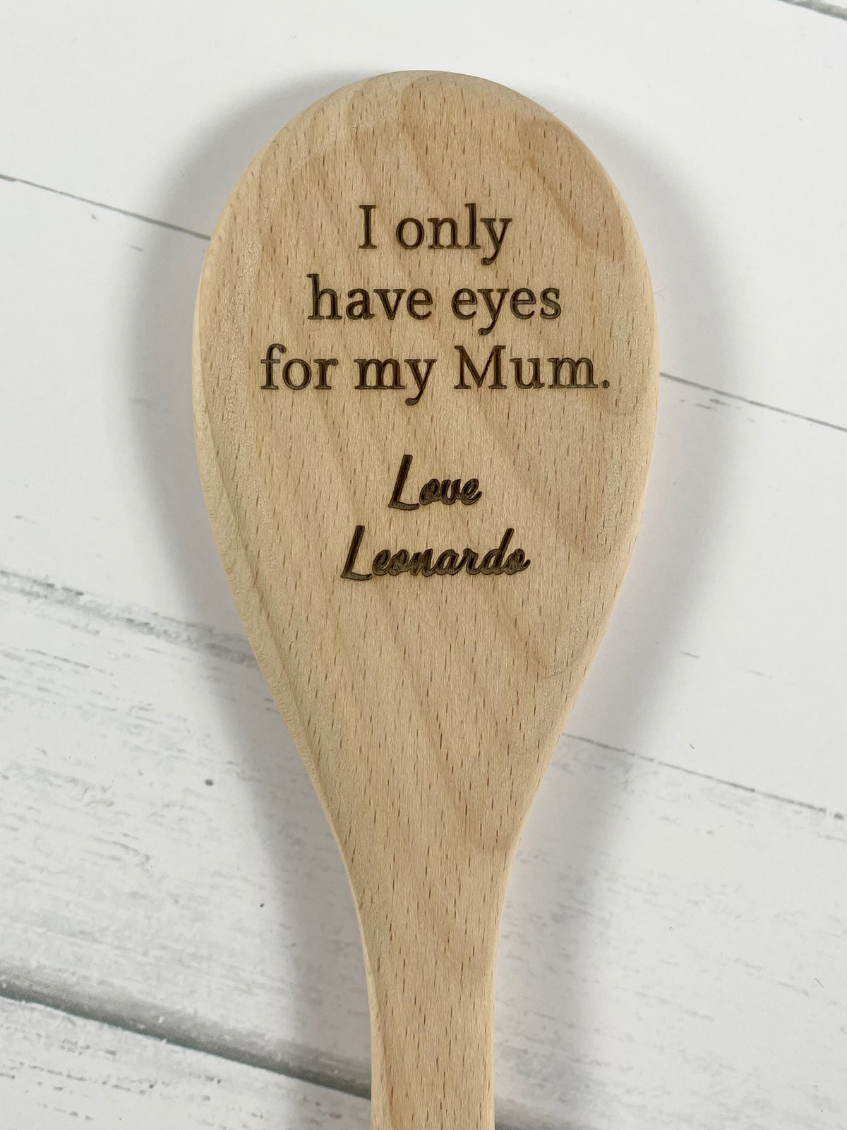 mothers day wooden spoon