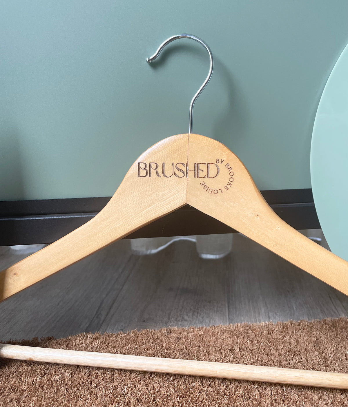 logo coat hanger 