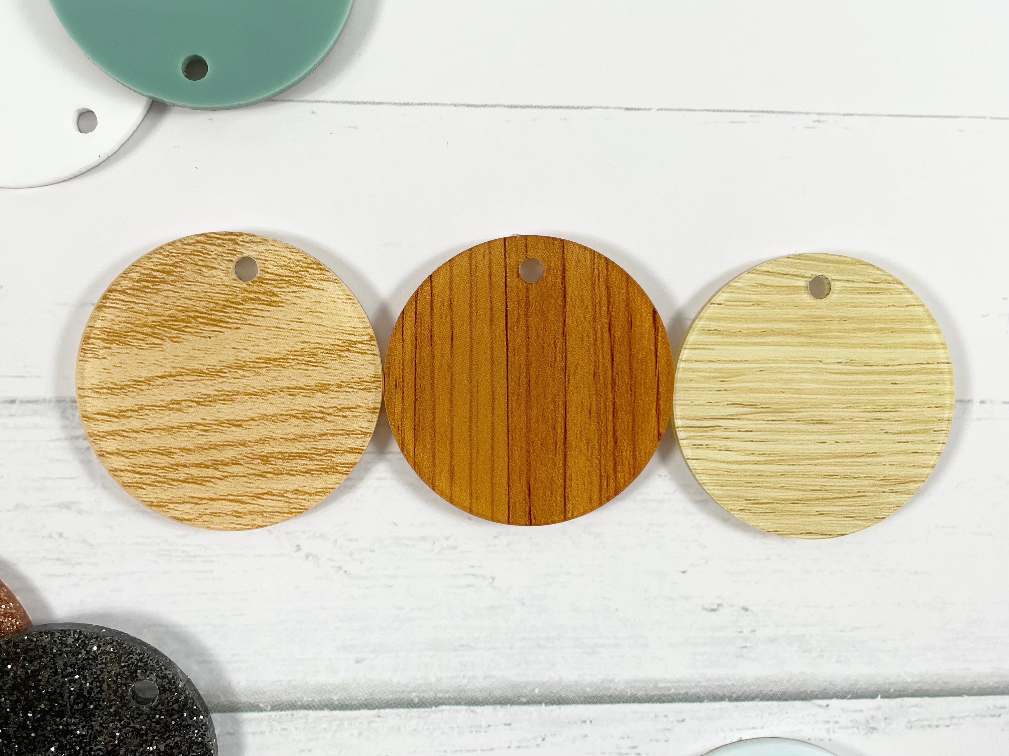 timber look keyring blanks 