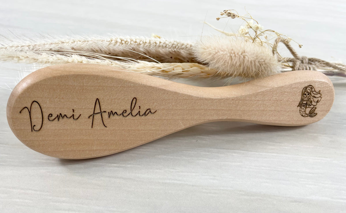 personalised baby brush 