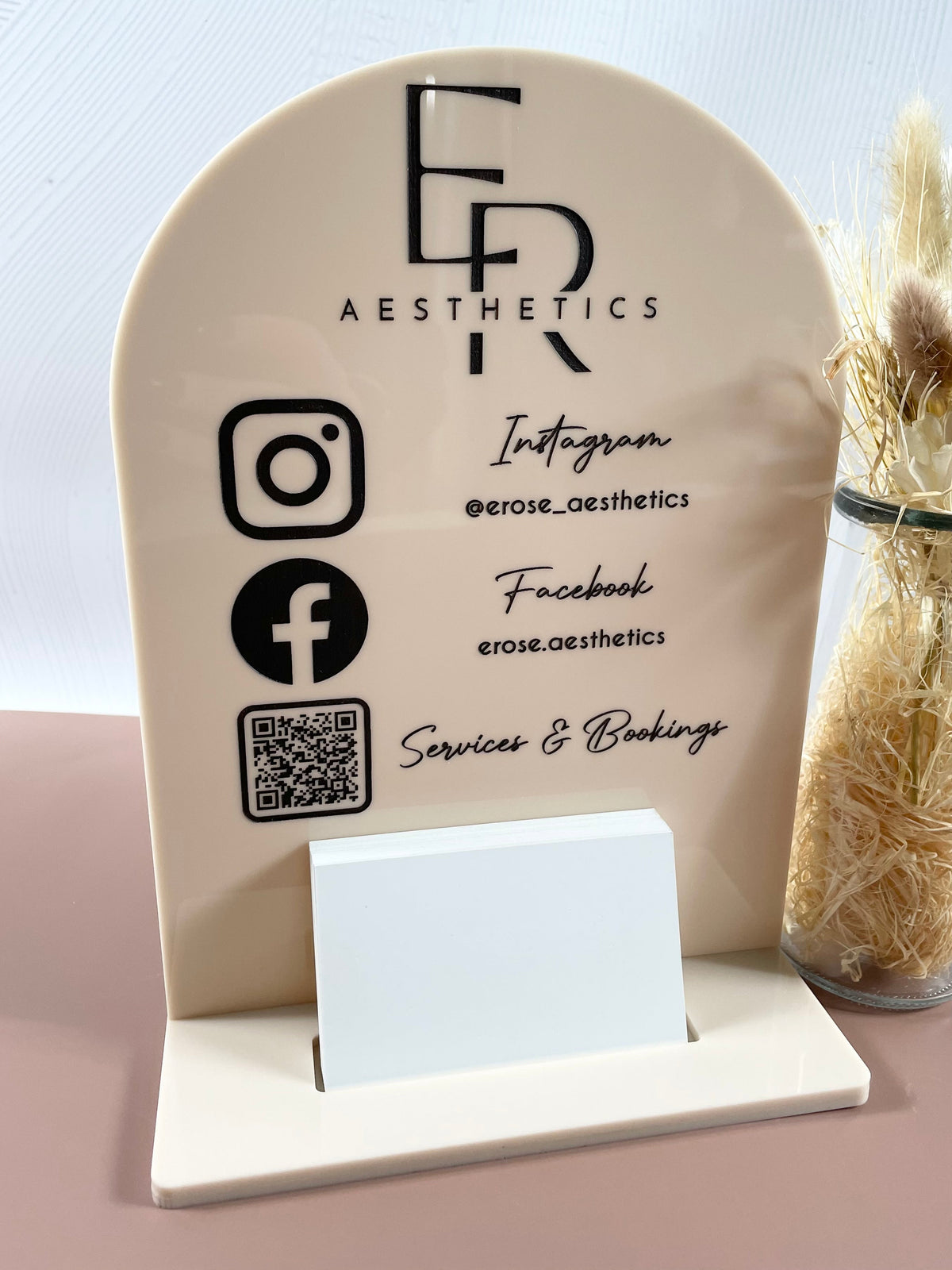 Card holder - signature display