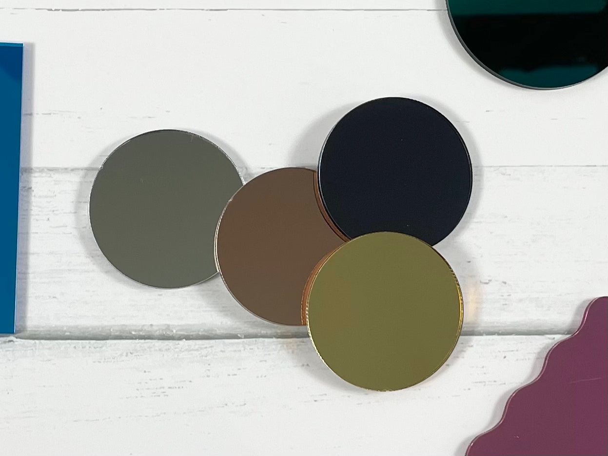 circle mirror acrylic blanks 