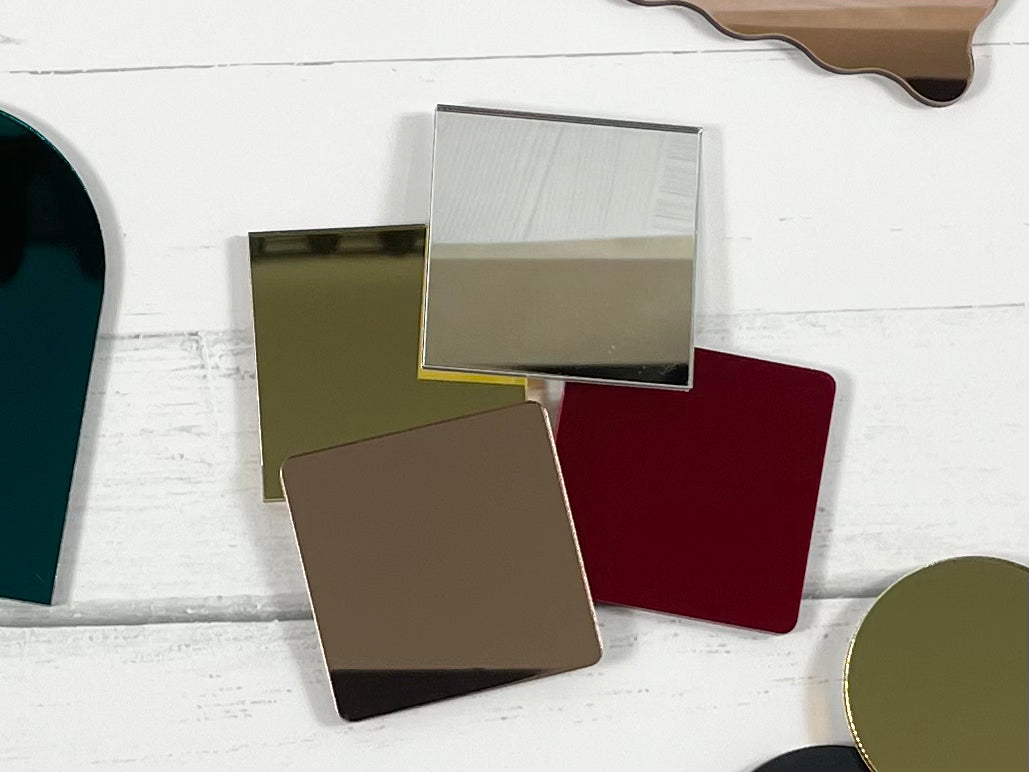 square mirror acrylic blanks 
