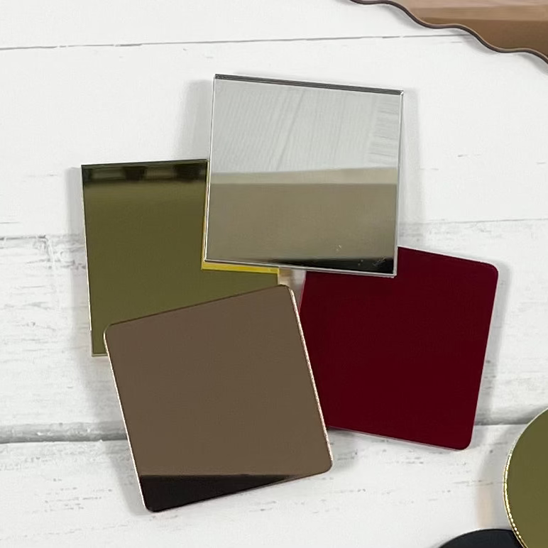 square mirror acrylic blanks 