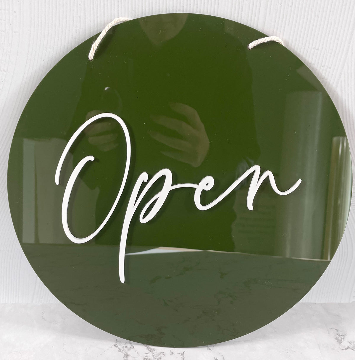 green open closed sign