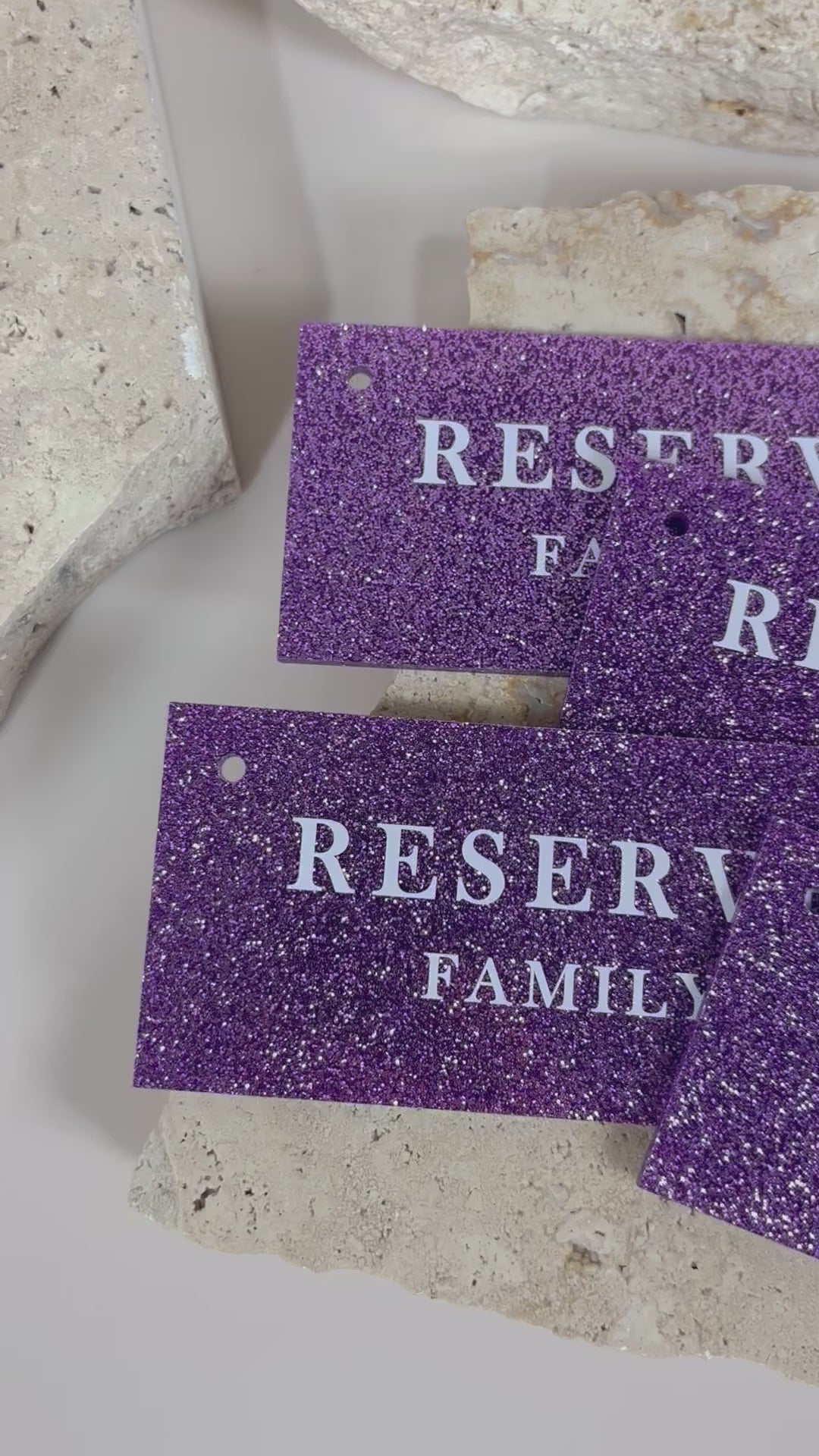 Wedding reserved sign 