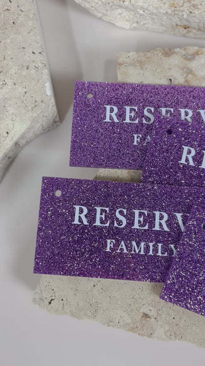 Wedding reserved sign 