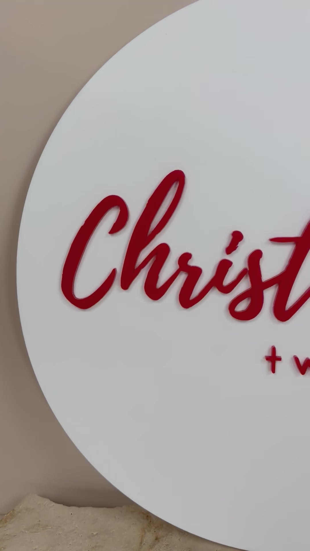 Custom Christmas signs 