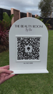 QR code stand 