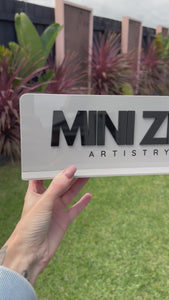 Slim business stand 