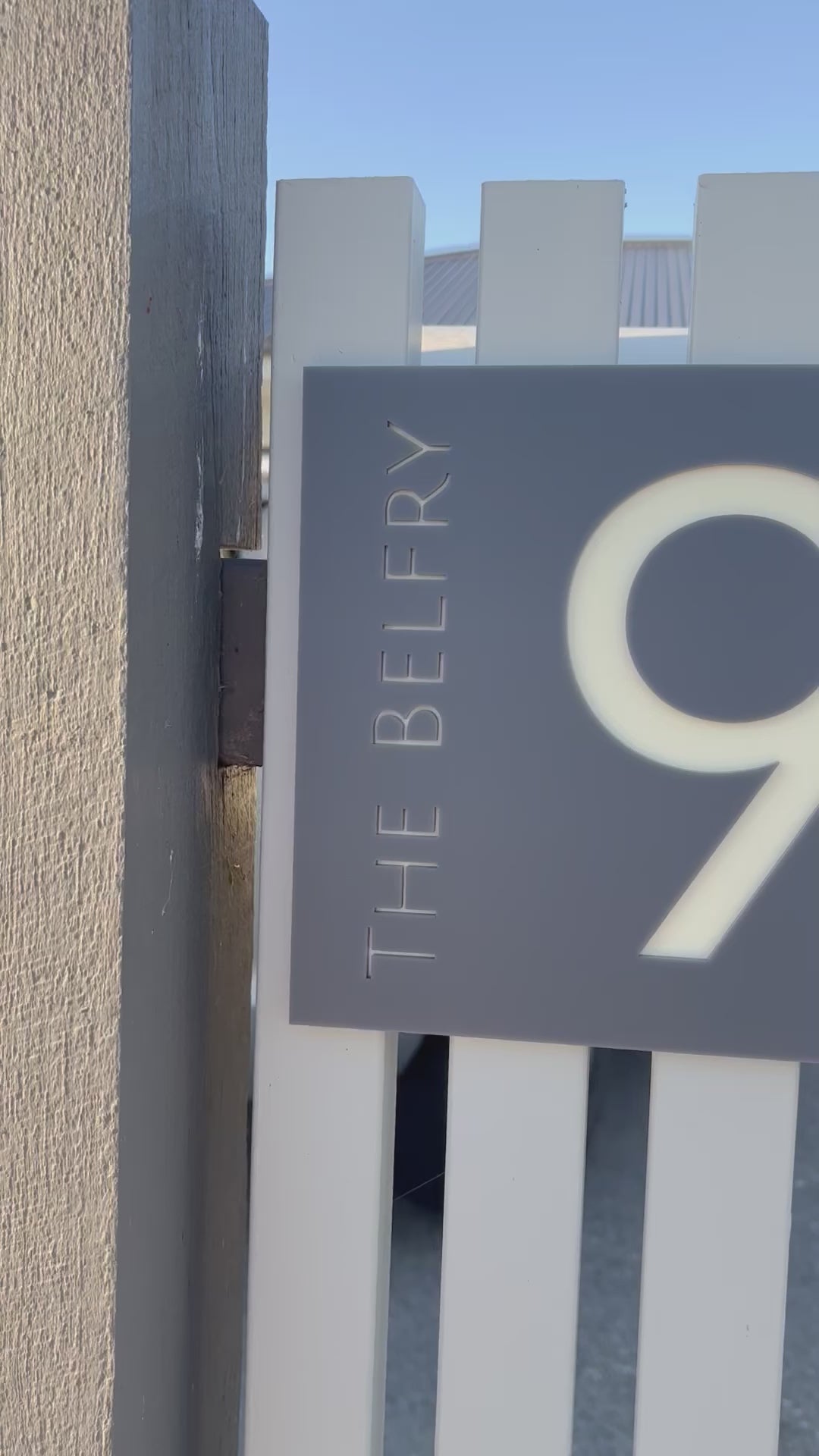 Custom house sign 