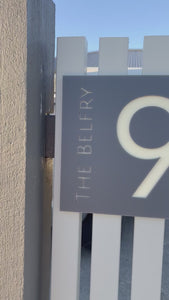 Custom house sign 