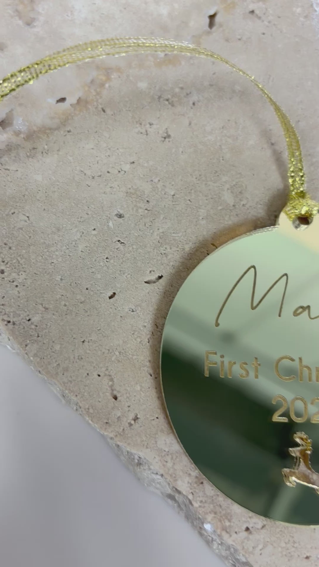 My first Christmas baubles 