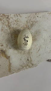 Wooden shaker Easter egg 
