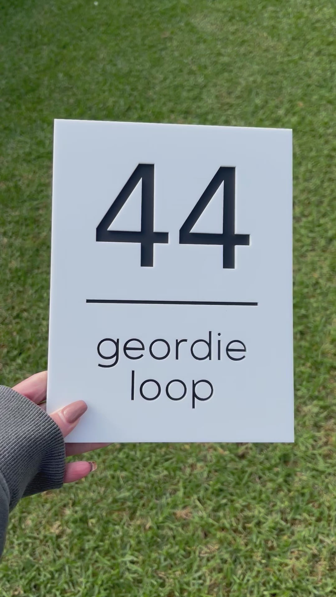 Custom house sign 
