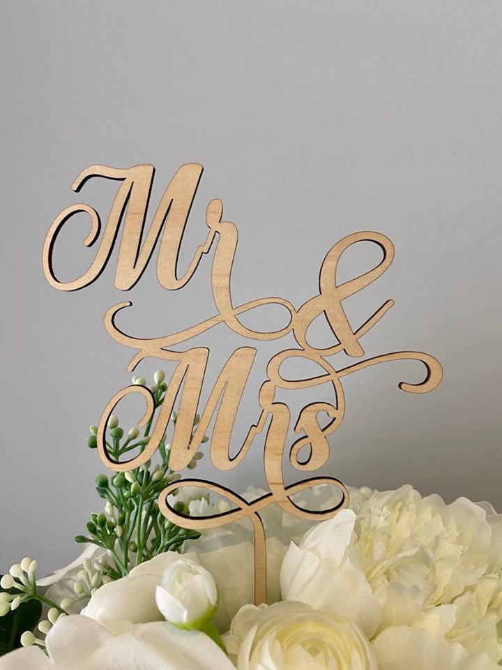 Custom cake toppers | Wooden cake toppers - Laser Edge Designs ...