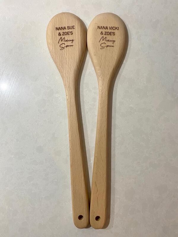 engraved wooden spoon melbourne
