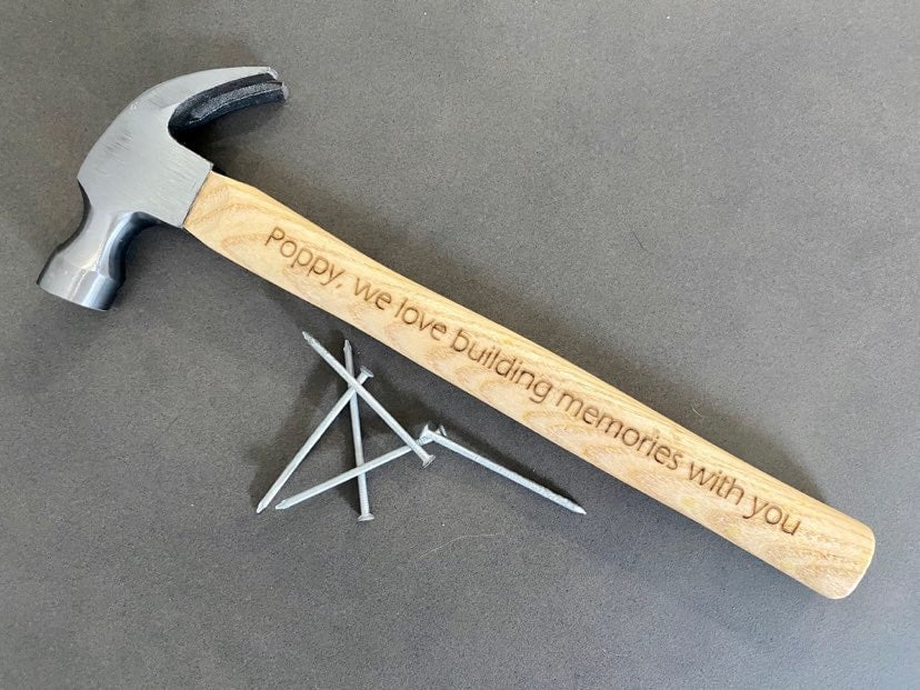 personalised poppy hammer
