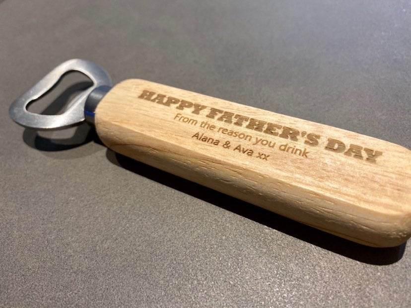 fathers day pun bottle opener