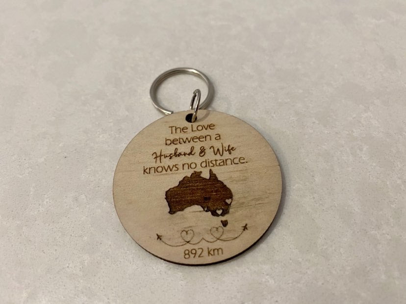 Distance key ring