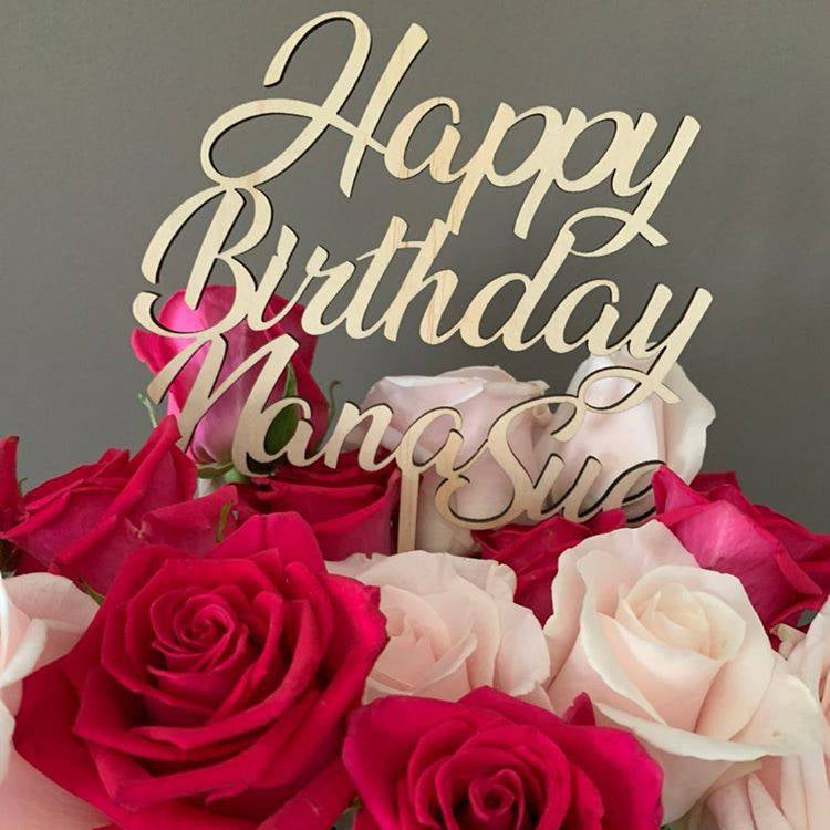 birthday cake topper