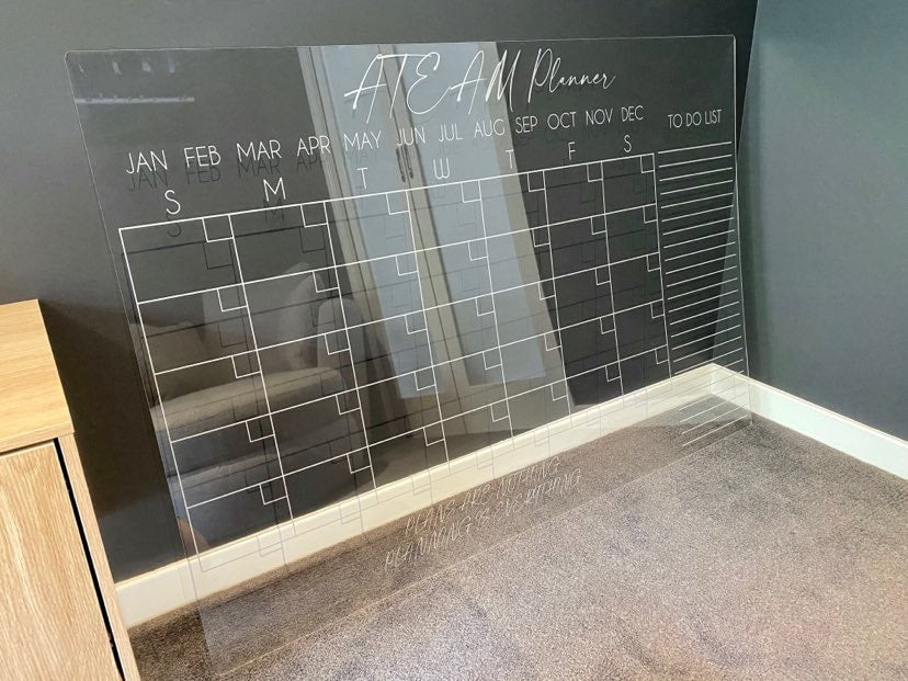 Acrylic planners