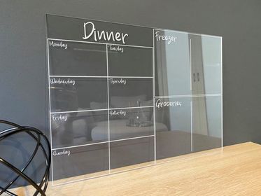 Acrylic planners