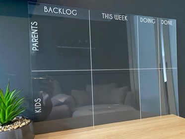 Acrylic planners