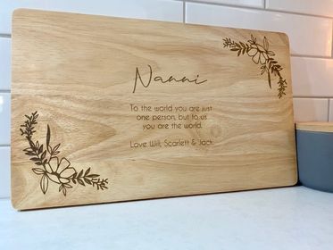 personalised mothers day chopping board melbourne