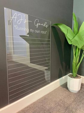 Acrylic planners