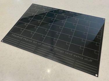 Acrylic planners