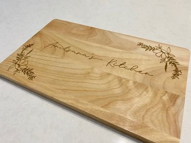 personalised chopping board