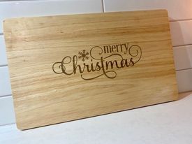 christmas chopping board