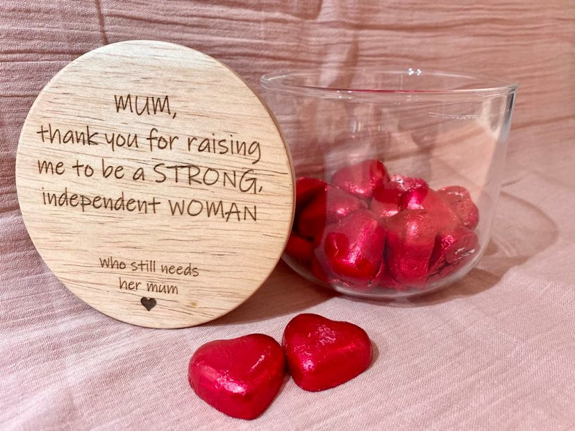 personalised mothers day jar