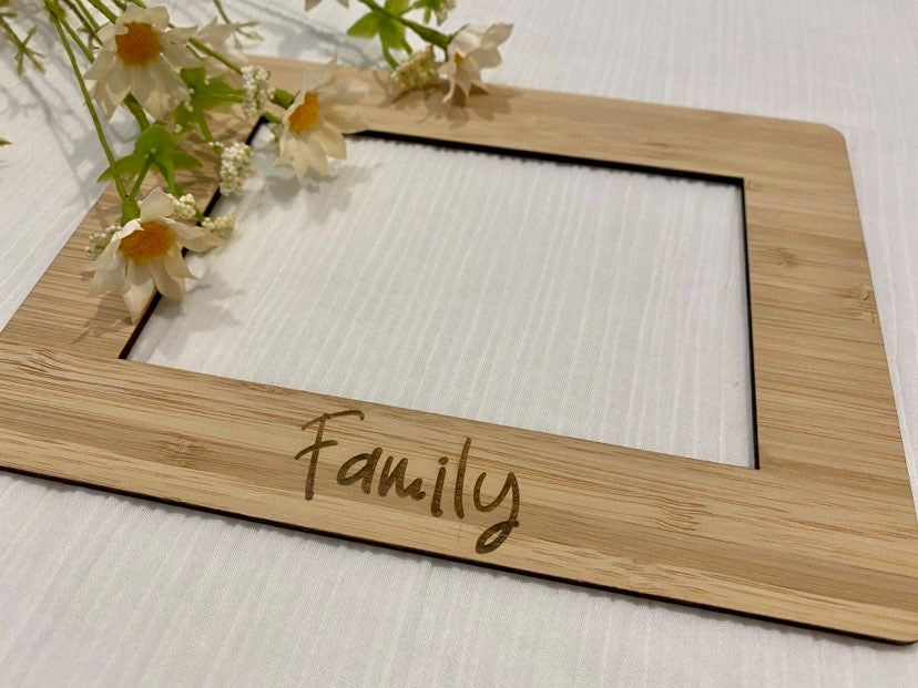 wooden fridge frame