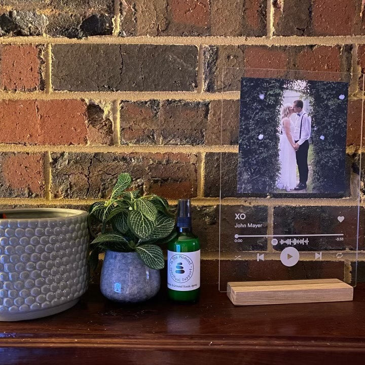 acrylic spotify plaque