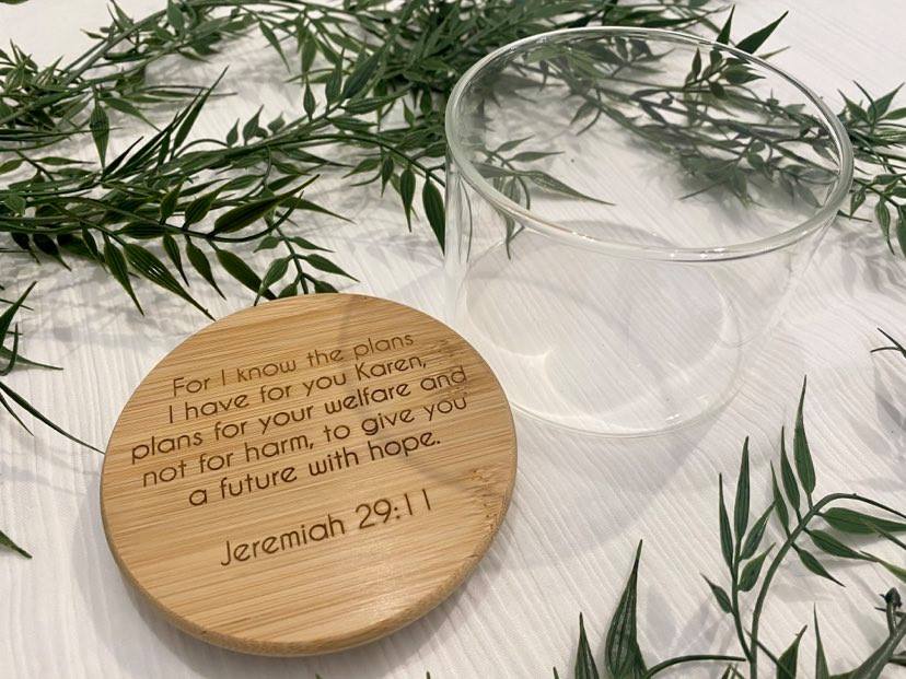 personalised jar lid