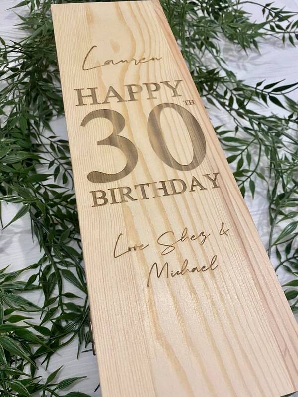 30th wine box